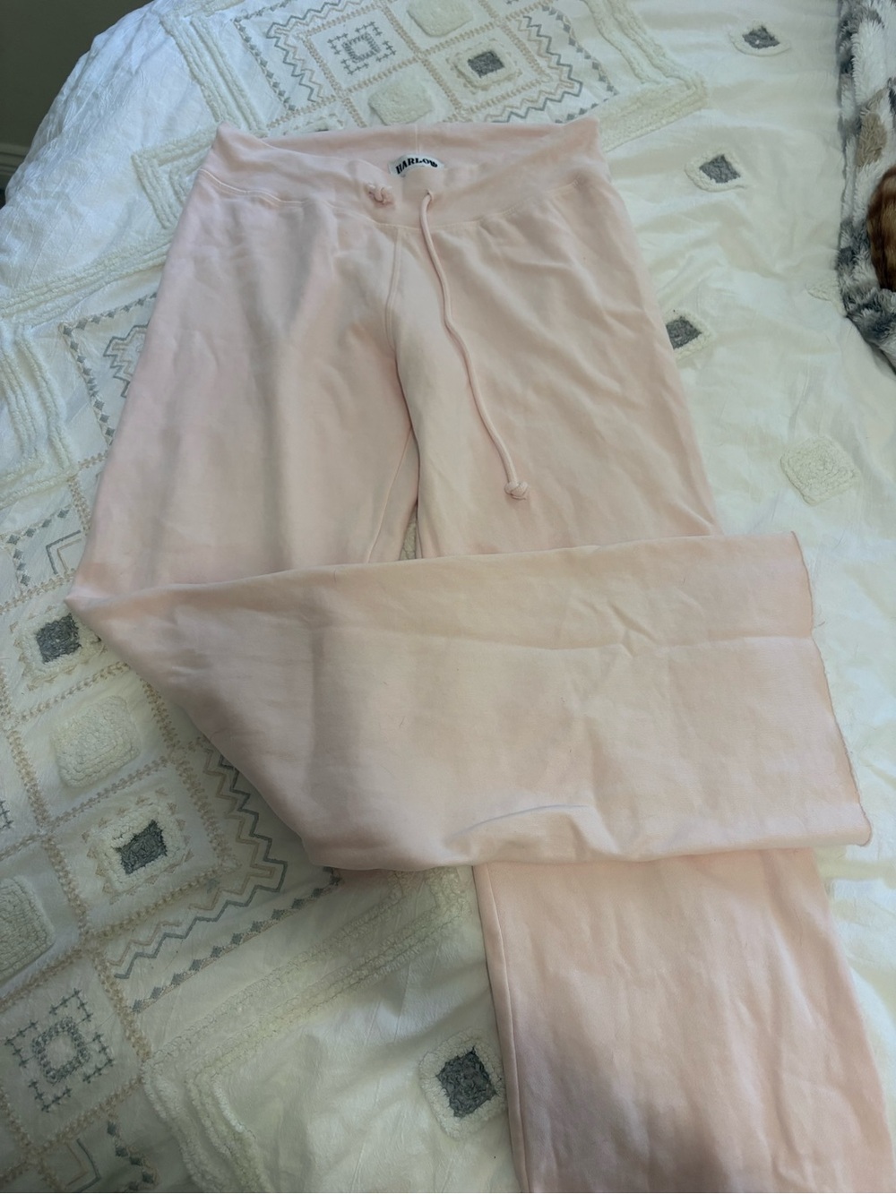 Light Pink Harlow Drawstring Pants